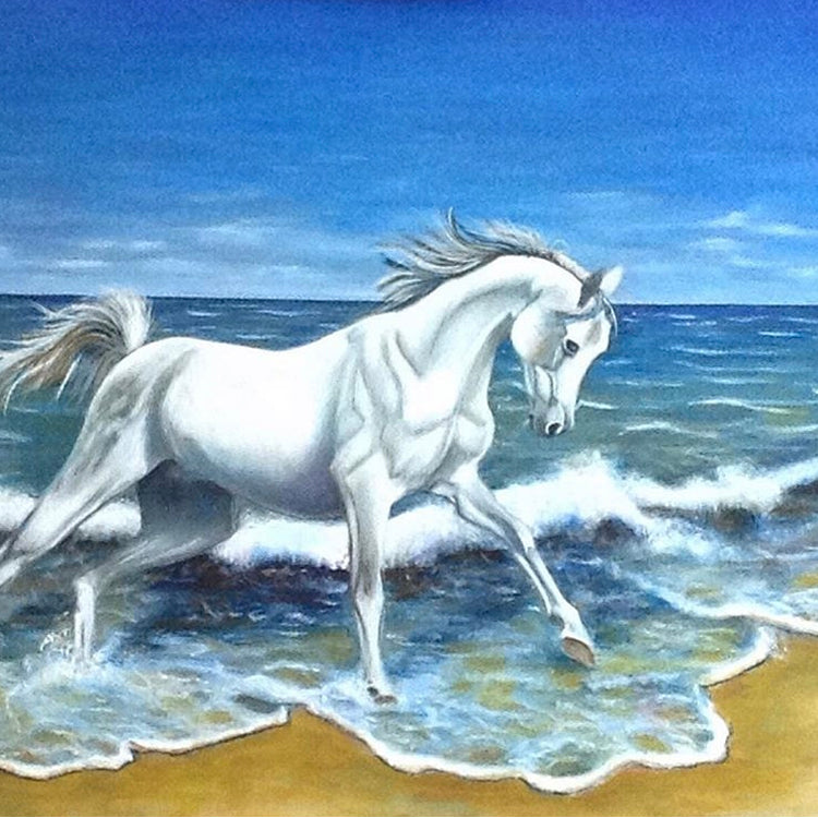 Majestic Interlude - Oil Painting by Anna Festa