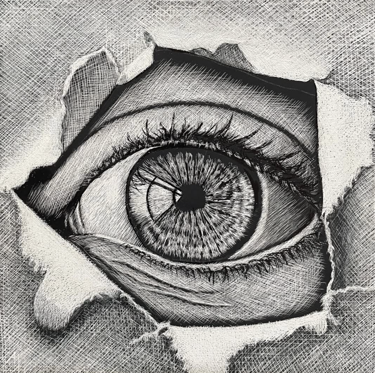 drawing eye
