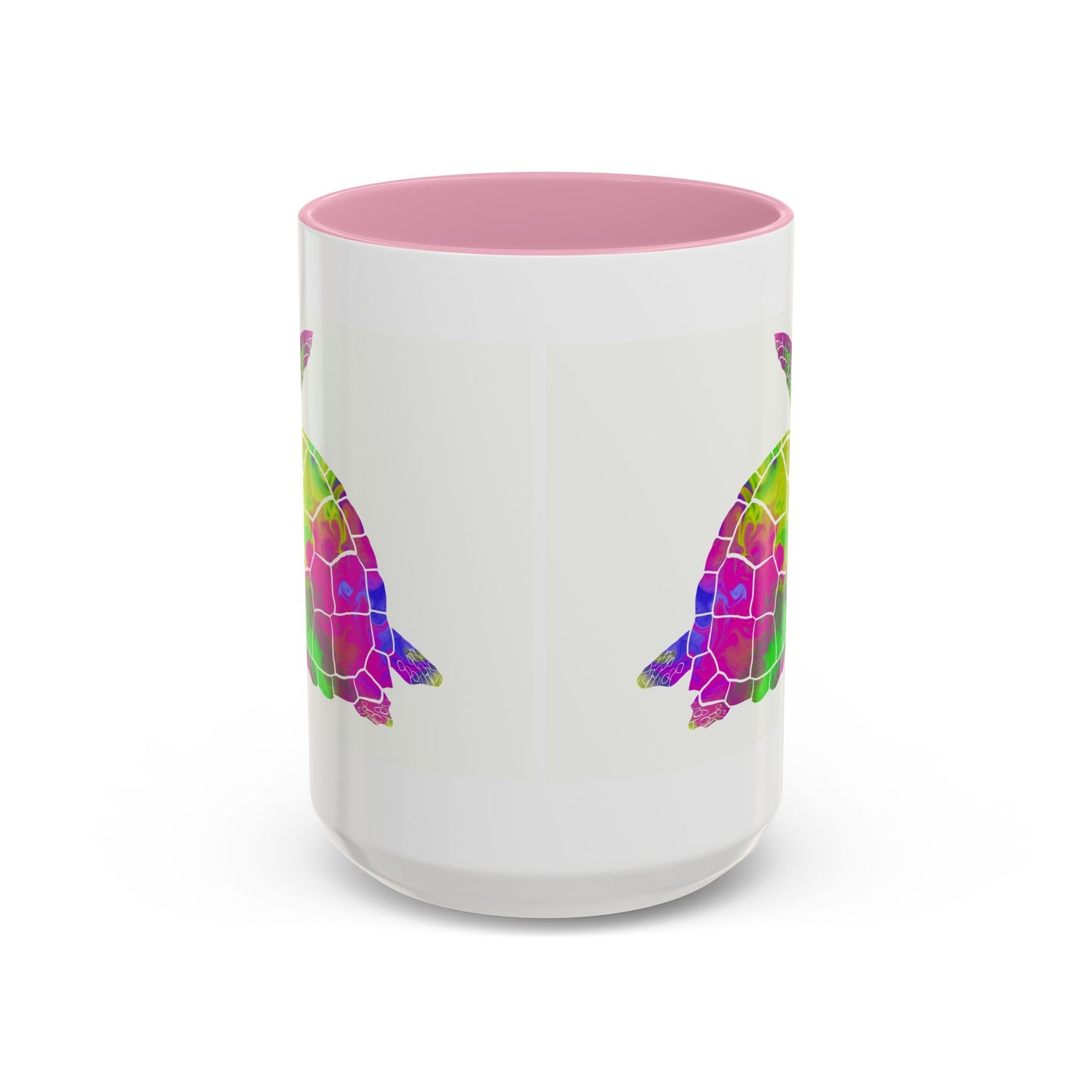 Colorful Sea Turtle Coffee Mug — Watercolor Turtle 11oz & 15oz