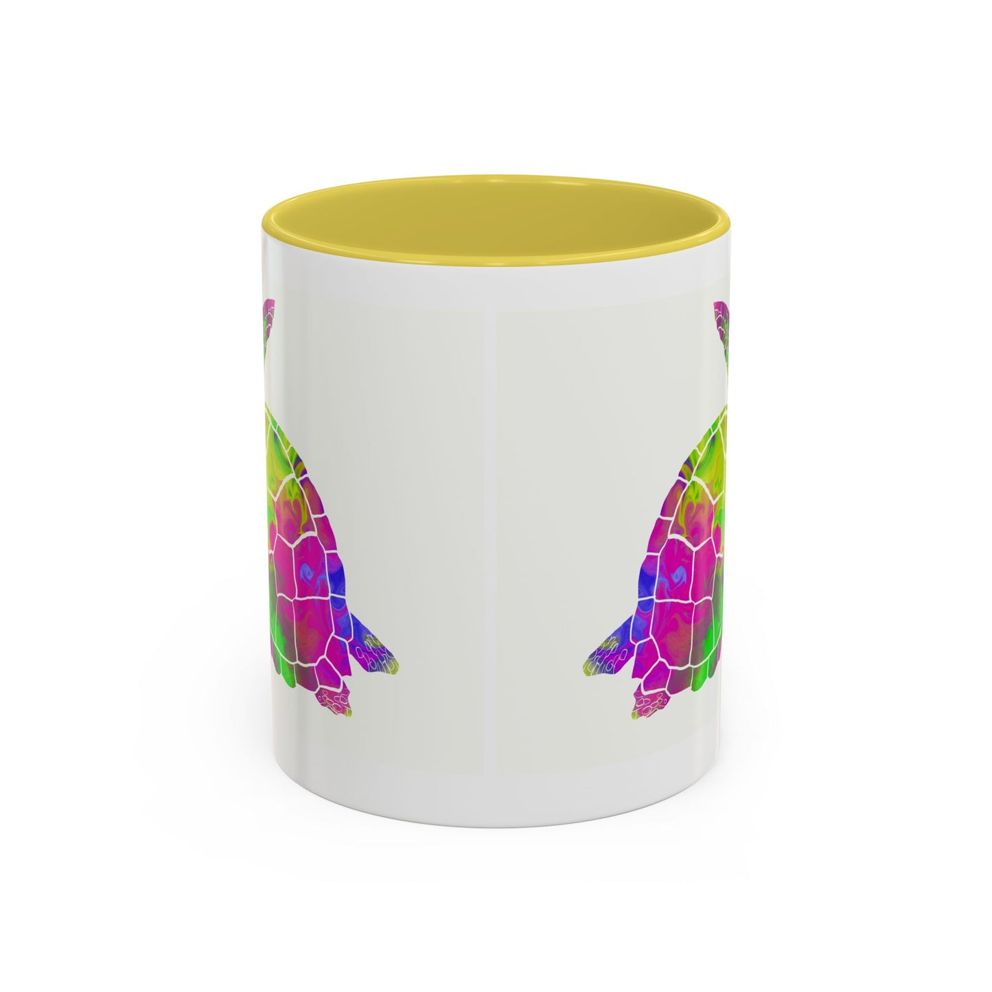 Colorful Sea Turtle Coffee Mug — Watercolor Turtle 11oz & 15oz