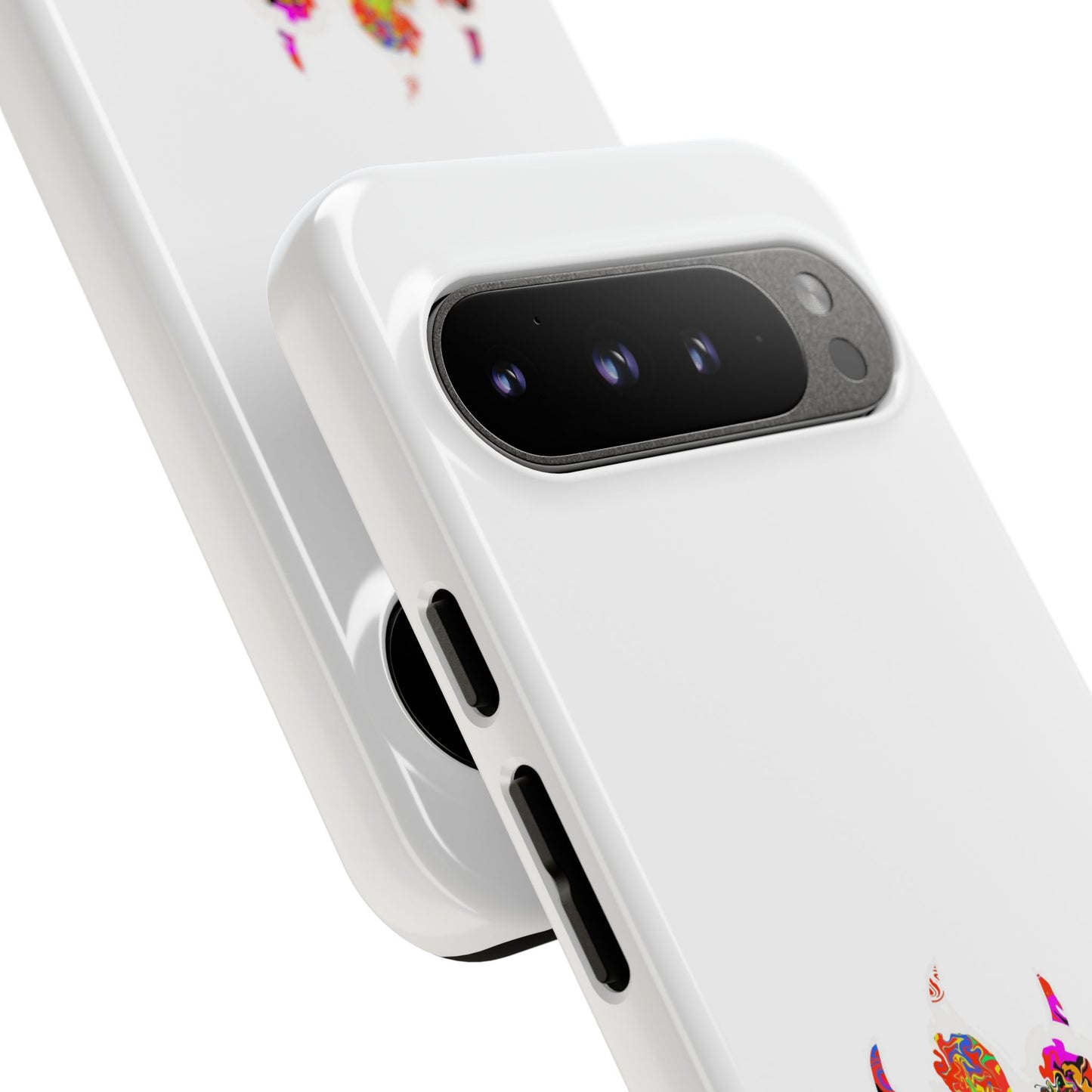 Colorful Paw Print Phone Case — Protective Pet Lover iPhone Case