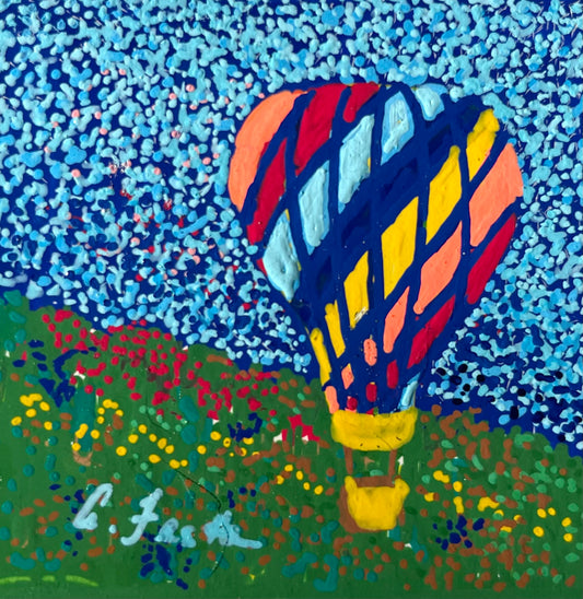 Uplifted Dreams Hand painted Magnet