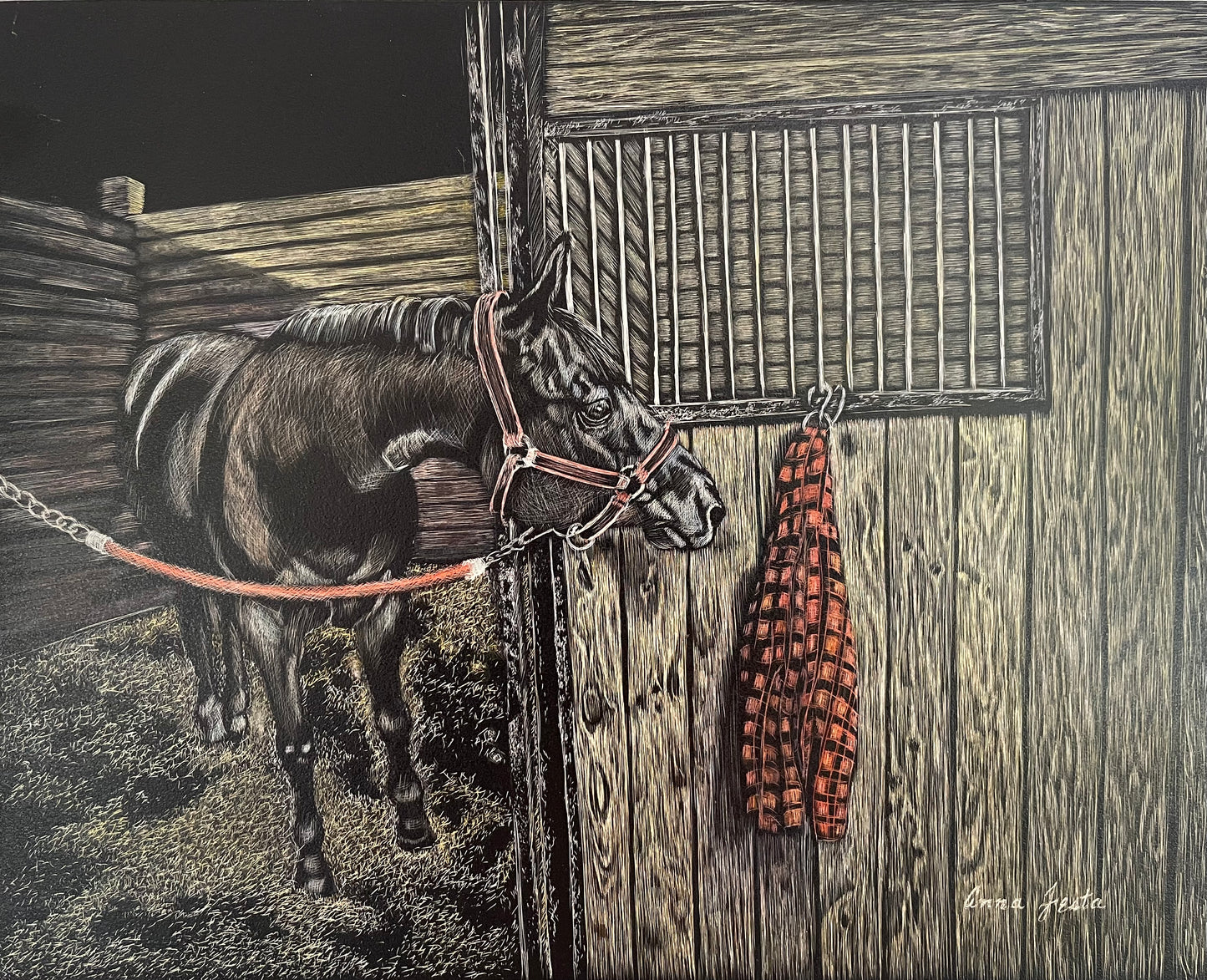 Scratchboard Class – Learn to Draw with a Knife (4 Classes)