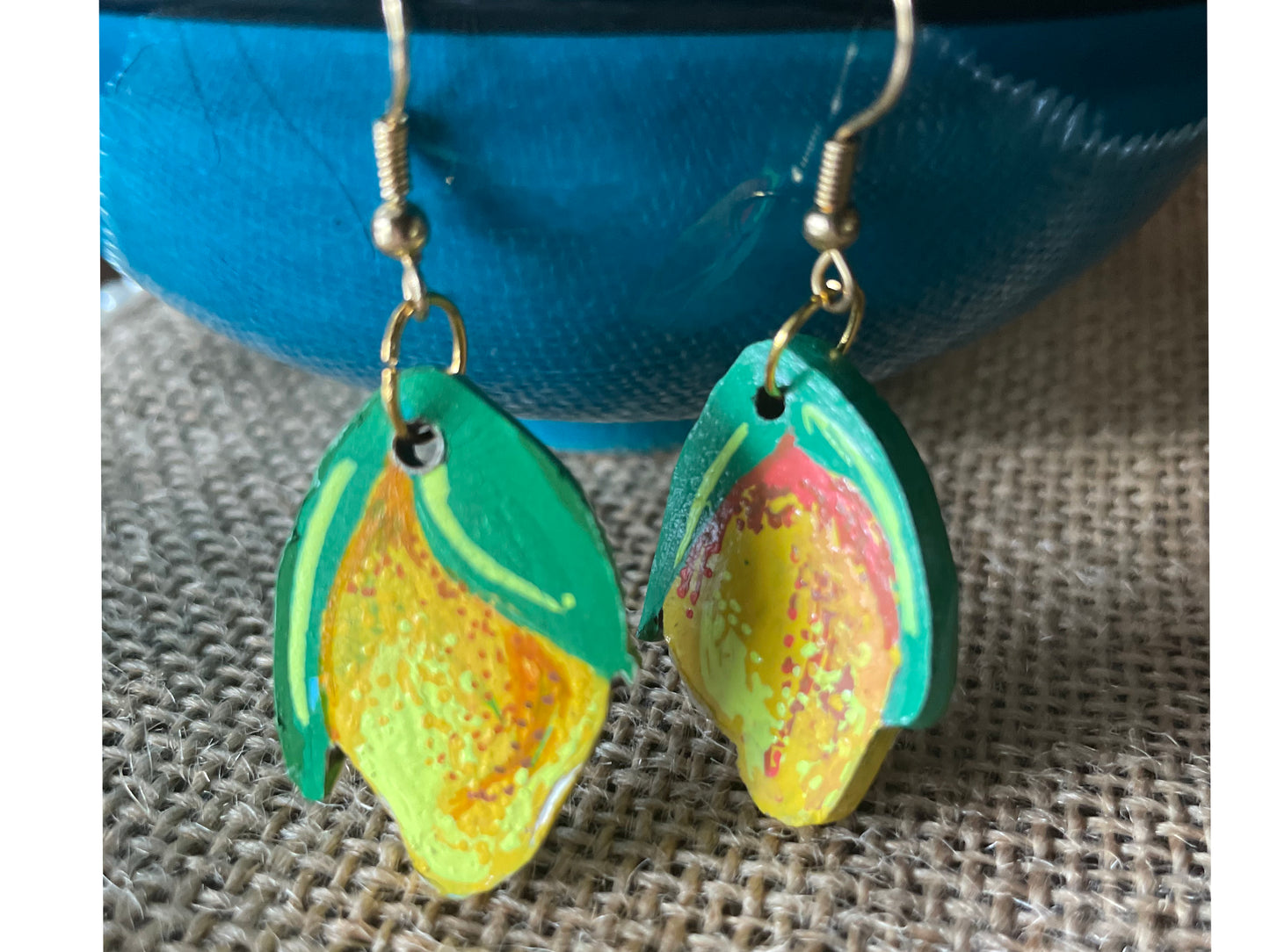 Lemon Zest Earrings – Handcrafted Joy in Every Slice