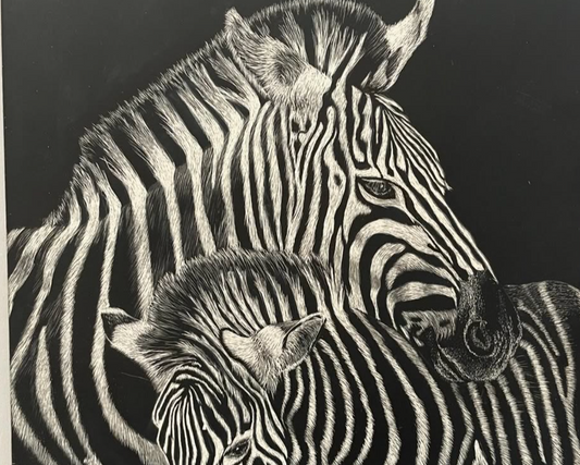 Scratchboard Class – Learn to Draw with a Knife (4 Classes)