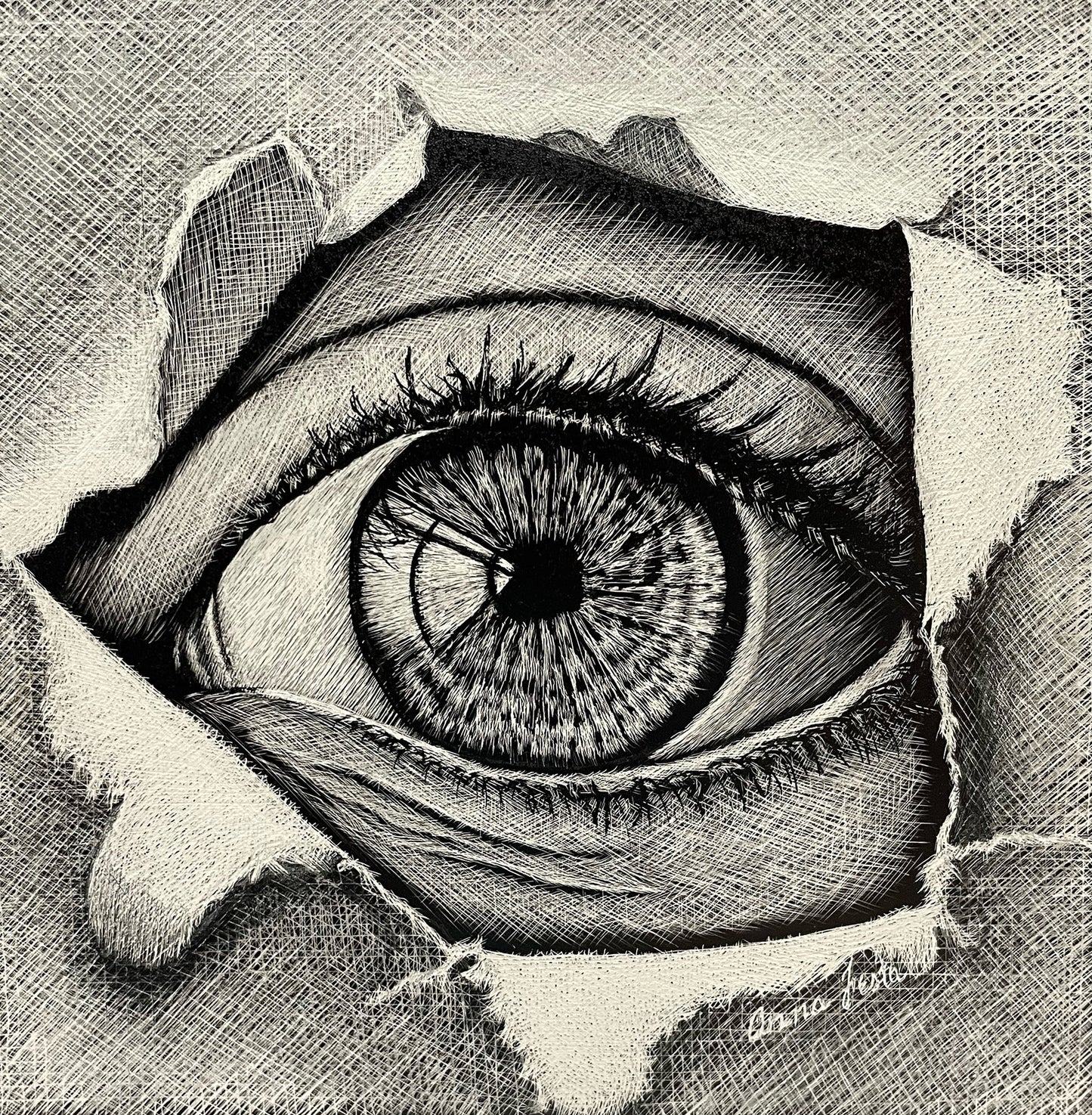 Who is looking at Who?