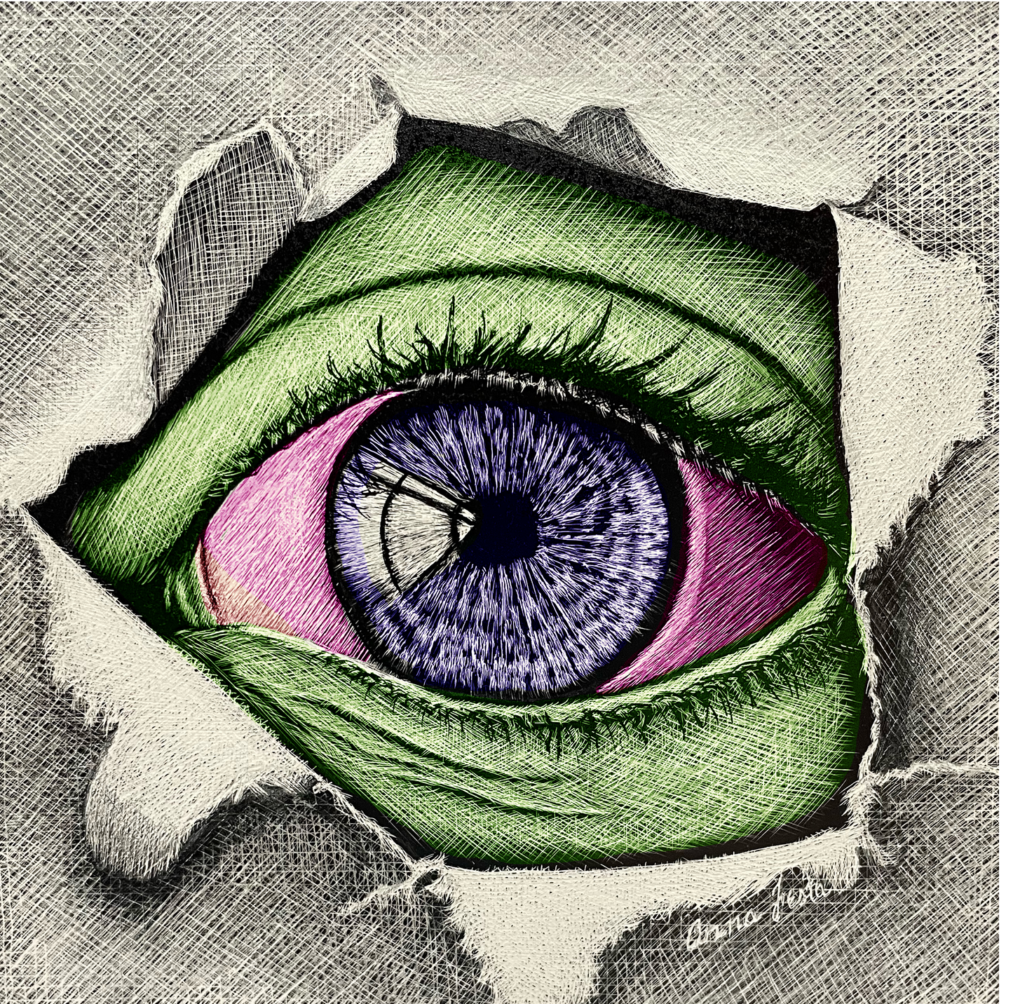 Who is looking at Who?